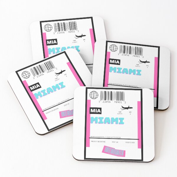 Item preview, Miami Boarding Pass designed and sold by Liza Richardson.