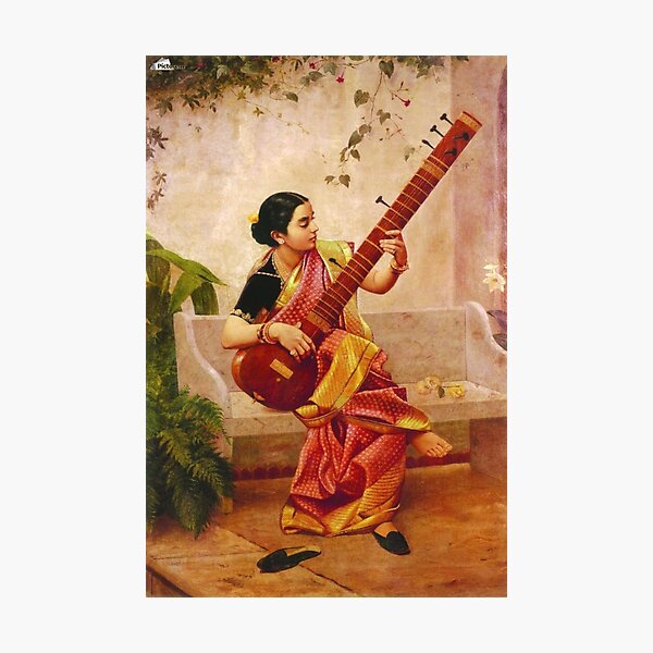 Item preview, Raja Ravi Varma - Kadambari designed and sold by JDesigningMO.