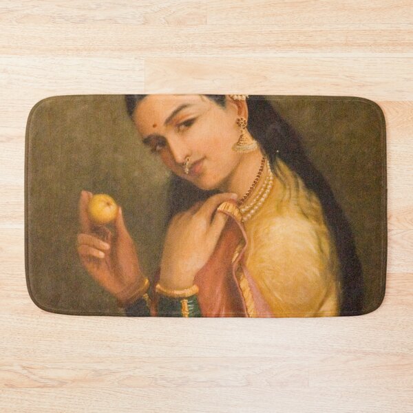 Item preview, Woman Holding A Fruit By Raja Ravi Varma designed and sold by JDesigningMO.