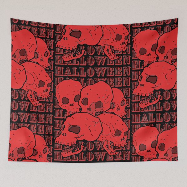 Item preview, Halloween Red Skulls designed and sold by 133DandC.