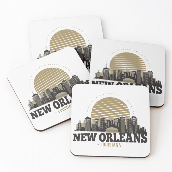 Item preview, Retro New Orleans, Louisiana Skyline designed and sold by SLAG-Creative.