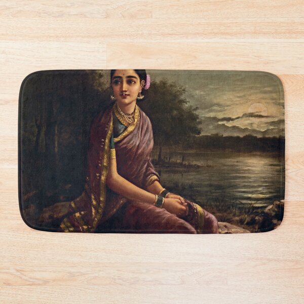 Item preview, Raja Ravi Varma - Radha In The Moonlight designed and sold by JDesigningMO.