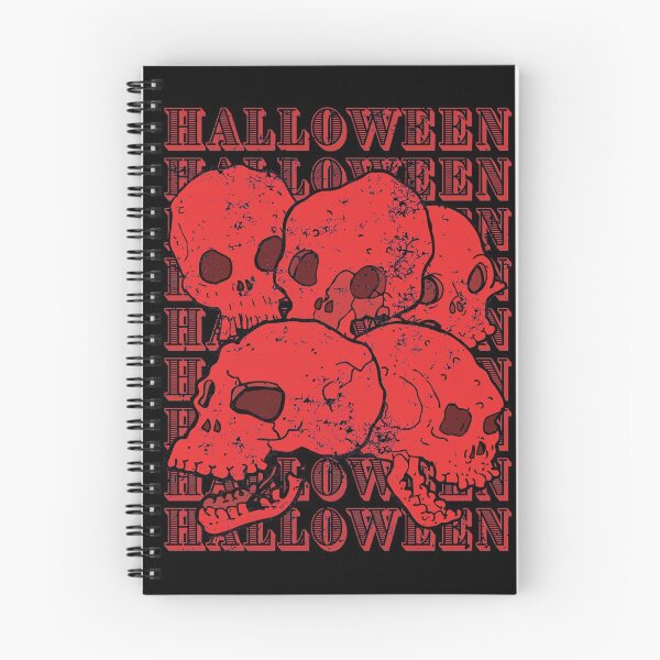 Item preview, Distressed Halloween Red Skulls designed and sold by 133DandC.