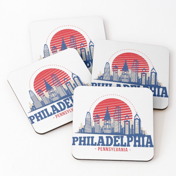 Item preview, Retro Philadelphia, Pennsylvania Skyline designed and sold by SLAG-Creative.