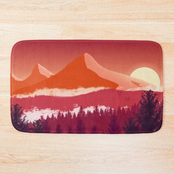 Item preview, Forest Mountains Sunset designed and sold by ind3finite.