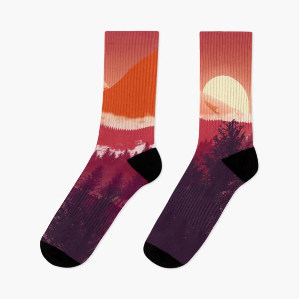 Item preview, Forest Mountains Sunset designed and sold by ind3finite.