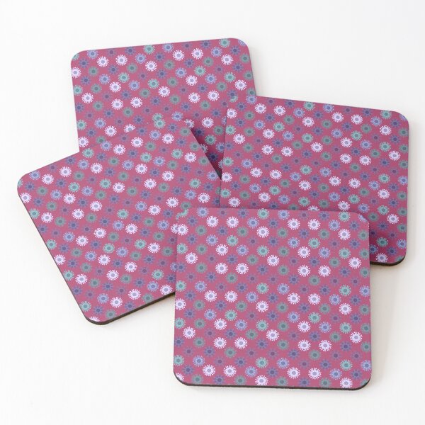 Item preview, DecoSuns Cool on Deep Rose Repeat designed and sold by Art in My Loft.