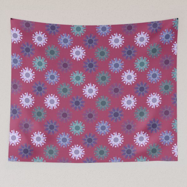 Item preview, DecoSuns Cool on Deep Rose Repeat designed and sold by Art in My Loft.