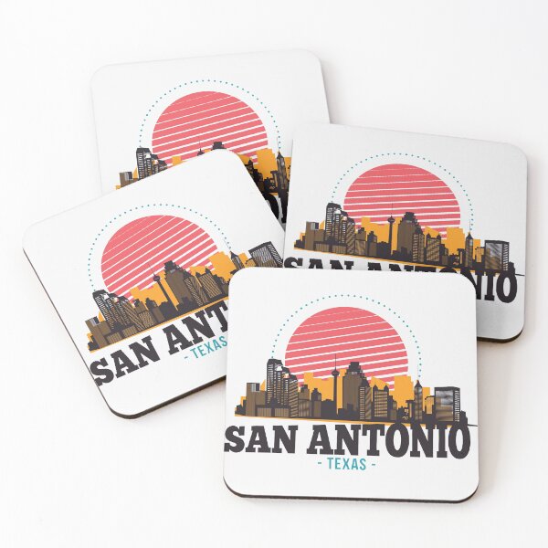 Item preview, Retro San Antonio, Texas Skyline designed and sold by SLAG-Creative.