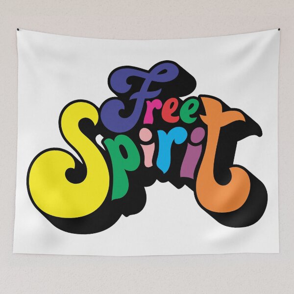 Aperçu de l'œuvre Soyez un esprit libre - un art coloré et audacieux créée et vendue par Gamegiftscustom.