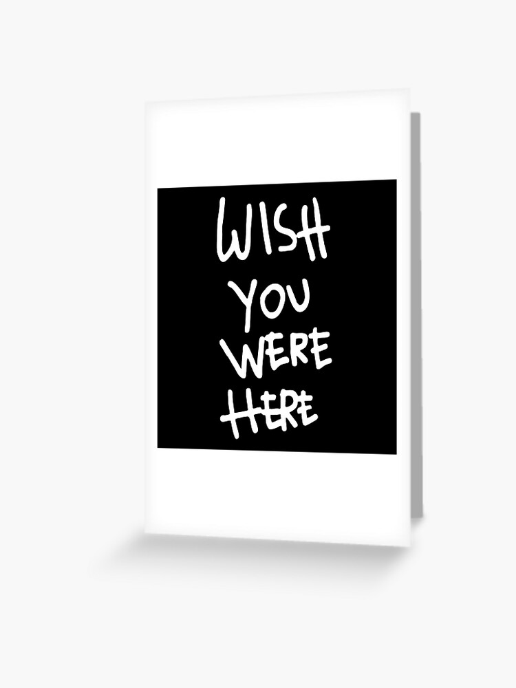 Travis Scott Wish You Were Here Greeting Card By Linkbull Redbubble