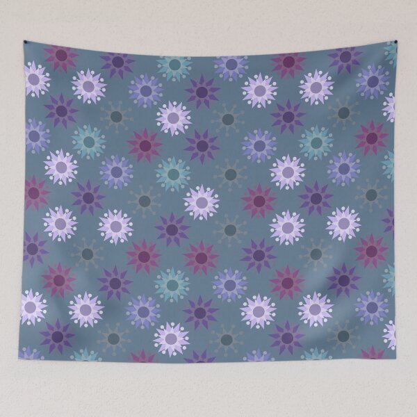 Item preview, DecoSuns Cool on Slate Blue Repeat designed and sold by Art in My Loft.