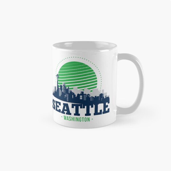 Item preview, Retro Seattle, Washington Skyline designed and sold by SLAG-Creative.
