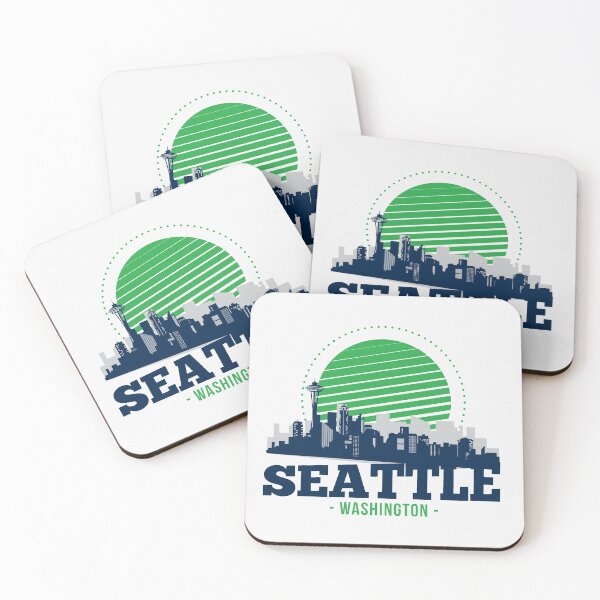 Item preview, Retro Seattle, Washington Skyline designed and sold by SLAG-Creative.