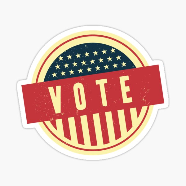 Vote Glossy Sticker