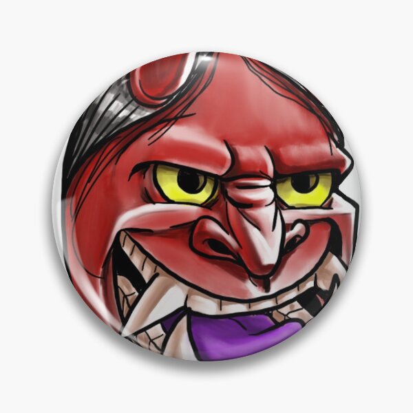 Item preview, Red hanya mask designed and sold by Sertab123.