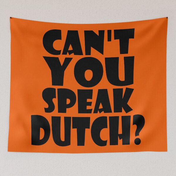 Item preview, Can't you speak Dutch? (black) designed and sold by Groenendijk.