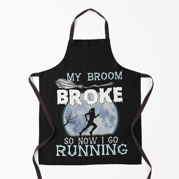 Item preview, Broom Broke So Now I Go Running Ghost designed and sold by Clavitaps.