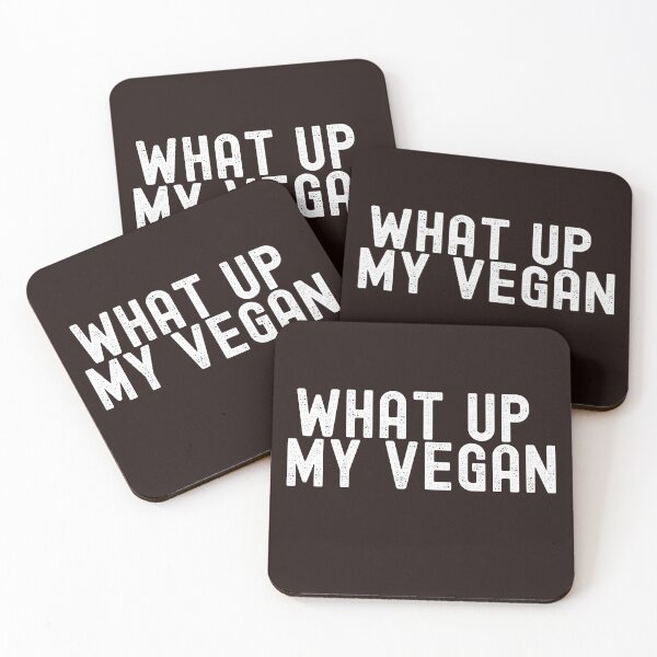 Item preview, What Up My Vegan Fun Slogan designed and sold by Vegginitup.