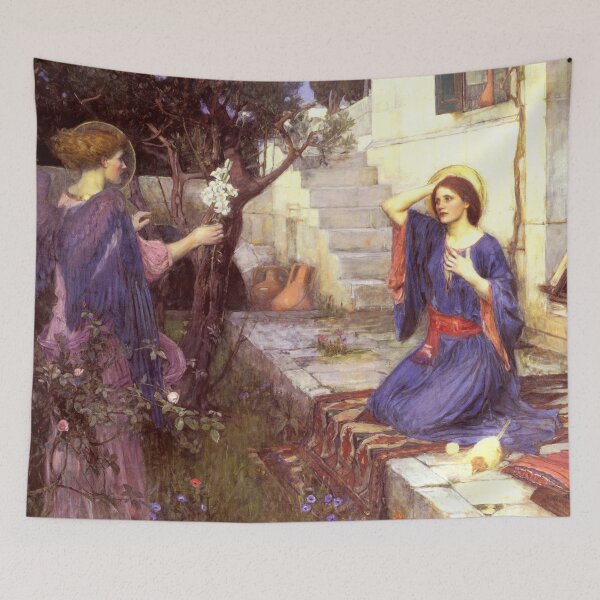 Item preview, The Annunciation - John William Waterhouse designed and sold by JDesigningMO.