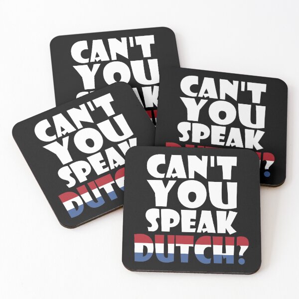 Item preview, Can't you speak Dutch? (white) designed and sold by Groenendijk.
