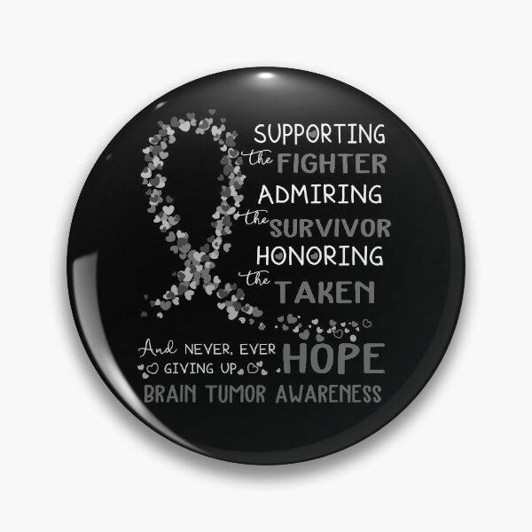 Item preview, Supporting Fighter Brain Tumor Awareness designed and sold by largellie.