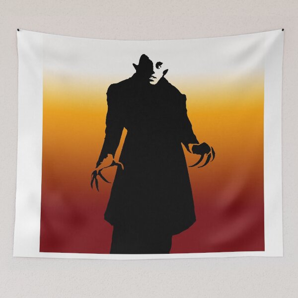 Item preview, Nosferatu on Orange and Red for Halloween designed and sold by Greenbaby.