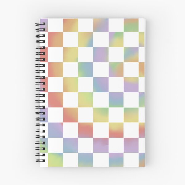 Item preview, checkered rainbow tie-dye designed and sold by azaleae.