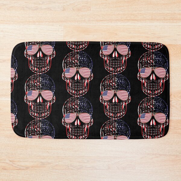 Item preview,  American Flag Skull, Skull wearing American Flag sunglasses  designed and sold by LEGACY10.
