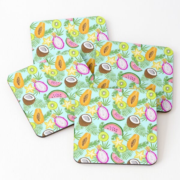 Item preview, Tropical fruit pattern  designed and sold by Papergrape.