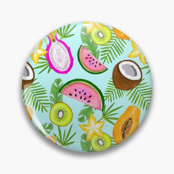 Item preview, Tropical fruit pattern  designed and sold by Papergrape.