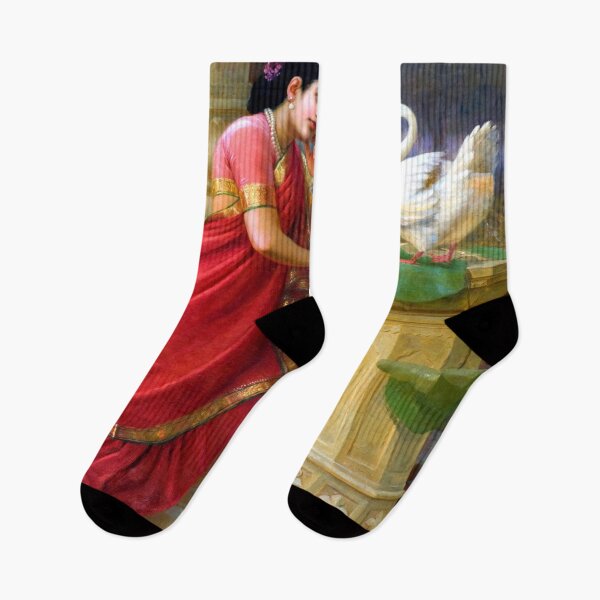 Item preview, Raja Ravi Varma - Hamsa Damayanti designed and sold by JDesigningMO.