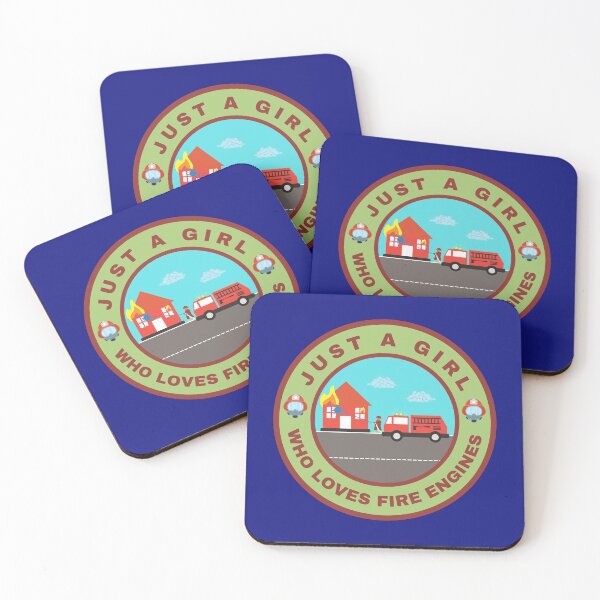 Item preview, Just a girl who loves Fire Engines designed and sold by fev-rocks.