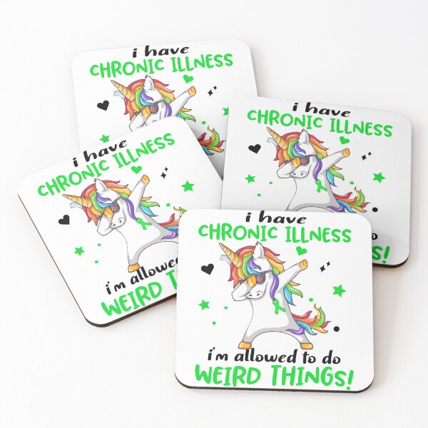 Item preview, Chronic Illness Warrior I'm Allowed To Do Weird Things designed and sold by Brad-FI.
