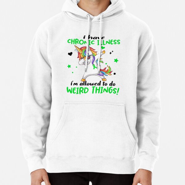 Item preview, Chronic Illness Warrior I'm Allowed To Do Weird Things designed and sold by Brad-FI.