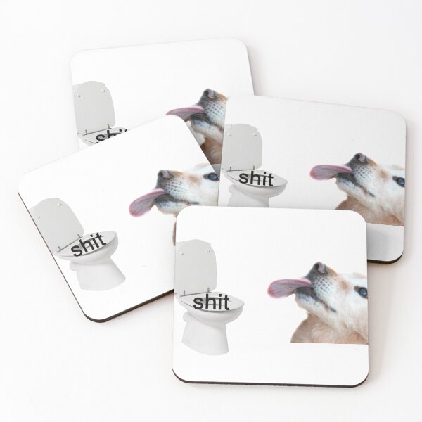 Item preview, dog and toilet sticker pack designed and sold by CatDealer.