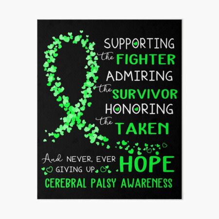Item preview, Supporting Fighter Cerebral Palsy Awareness designed and sold by largellie.