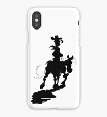 Lucky Luke Silhouette iPhone Case
