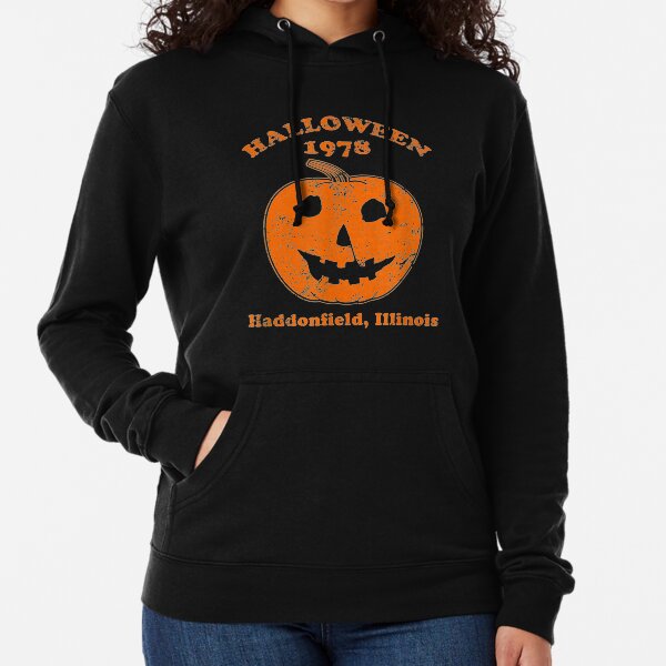 Halloween 1978 holiday spooky gift myers pumpkin haddonfield Lightweight Hoodie