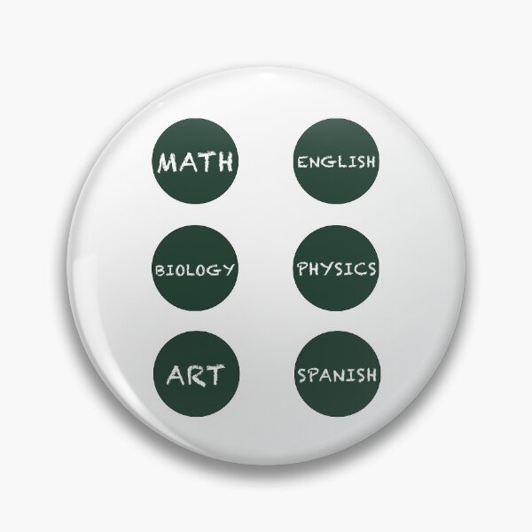 Item preview, School subjects  designed and sold by Dinashop.