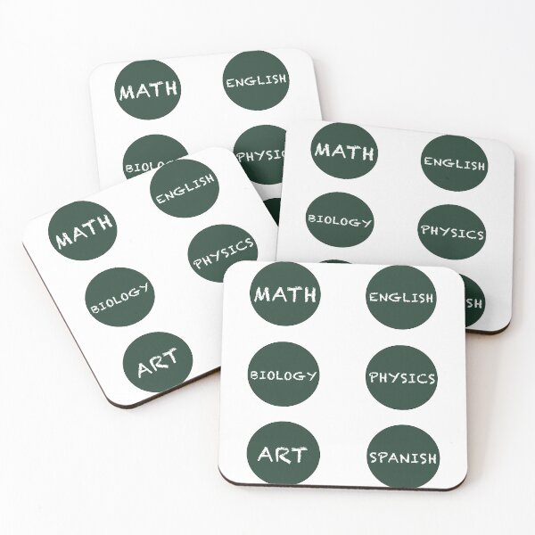 Item preview, School subjects  designed and sold by Dinashop.