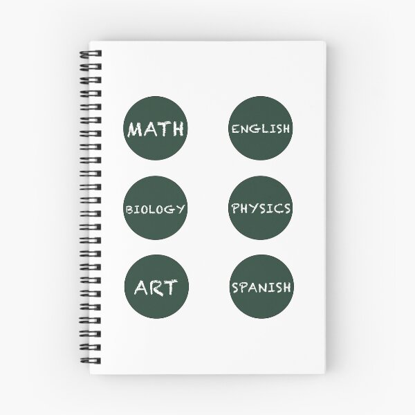 Item preview, School subjects  designed and sold by Dinashop.