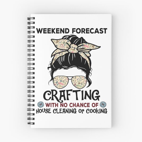 Item preview, Weekend Forecast Crafting Women Bun Life Hair Glasses designed and sold by brandyzalesart.
