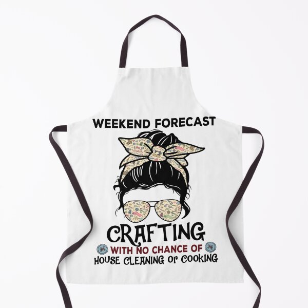 Item preview, Weekend Forecast Crafting Women Bun Life Hair Glasses designed and sold by brandyzalesart.