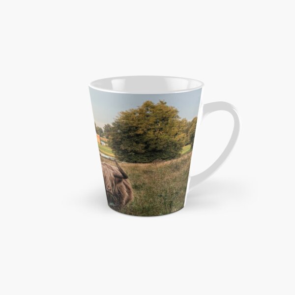 Highland Cow at Avington Park, Hampshire Tall Mug