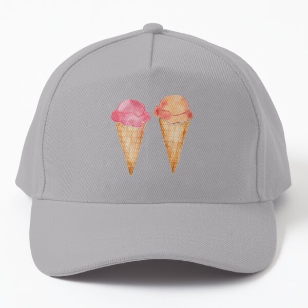 Ice Cream Watercolor Baseball Cap