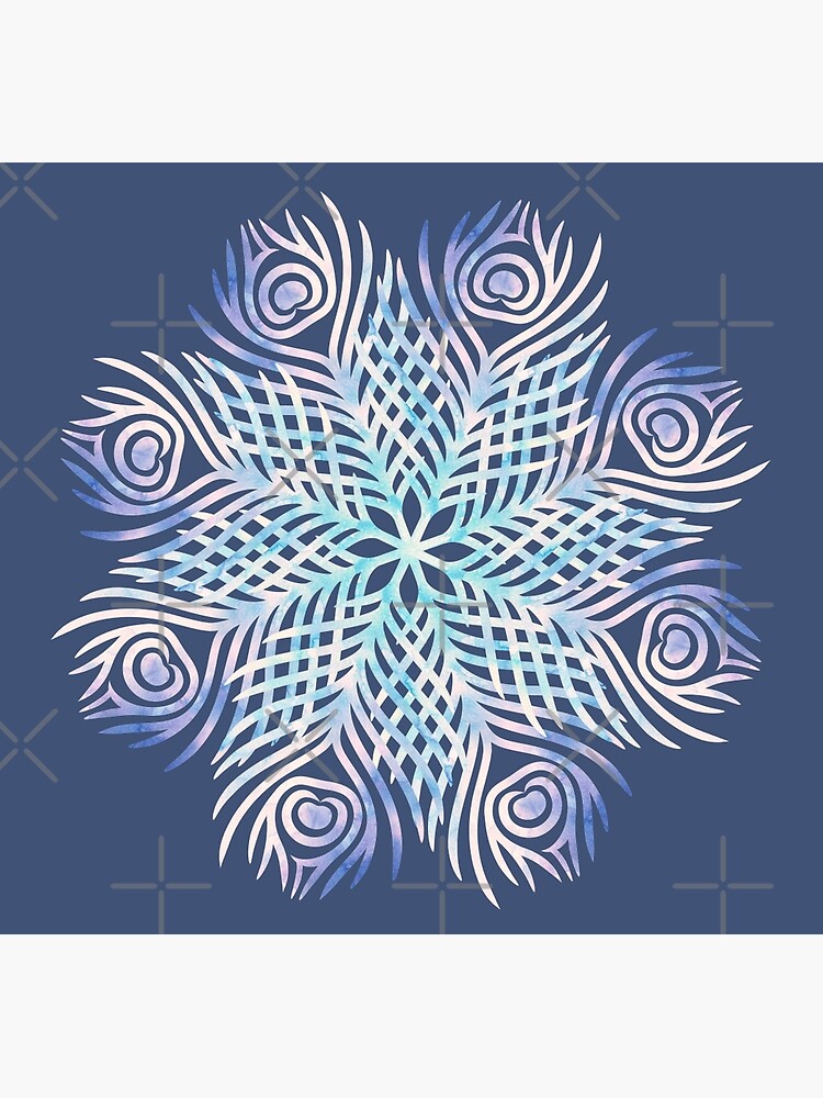 Peacock feathers / Mandala by byOli