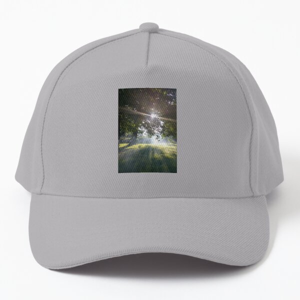 M.I. #12 |☼| Smoky Tree Sun Rays - Portrait Shot (Pearson Park) Baseball Cap