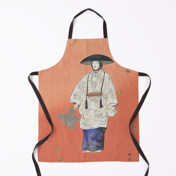 Item preview, Actor in the No Play Hanagatami by Kogyo Tsukioka - Japanese Vintage Artwork designed and sold by Purrfecta.