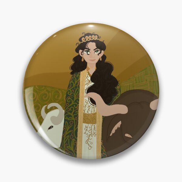 Item preview, queen maeve and the brown bull of cooley print designed and sold by dreolin-noinin.